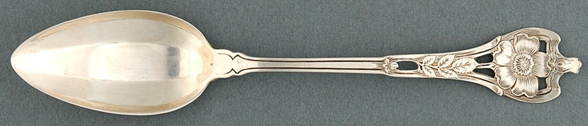 Floral Series #10 (Sterling) Spoon-Fruit/Orange by Watson-1
