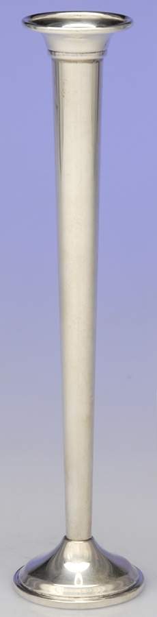 6528 (Sterling, Hollowware) 8" Weighted Bud Vase by Wallace Silver-1