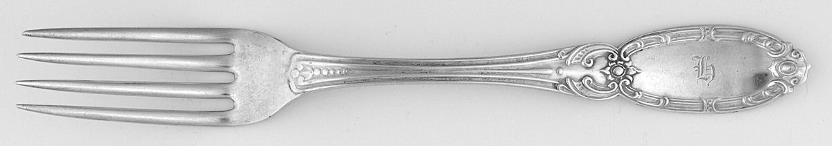 Coin Silver Flatware Fork by William W. Gilbert-1