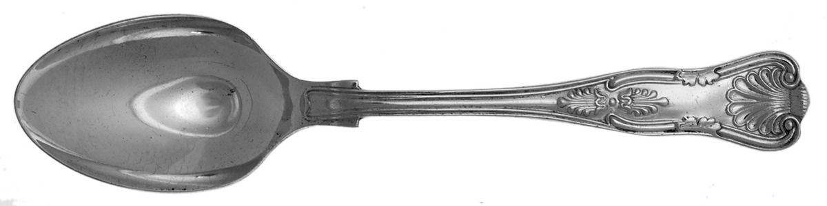 Kings (Silverplate) Teaspoon by William Adams-Sheffield-Birminghan-1