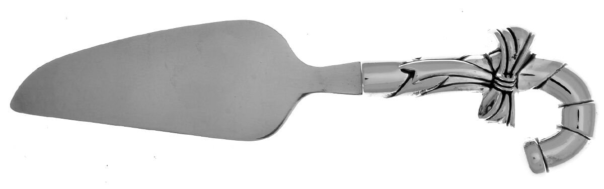 WAS201 (Silverplate) Cheese Knife with Stainless Blade by Wallace Silver-1