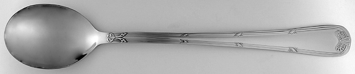 Crossband (Stainless) Large Solid Serving Spoon by WMF Flatware-1