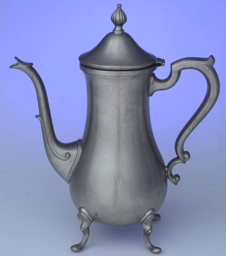 1136 (Pewter, Hollowware) Coffee Pot by Web Silver-1