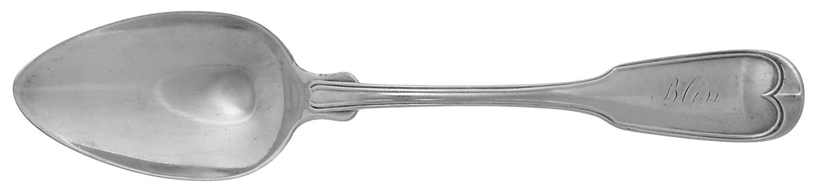 WHS44 (Coin) Tablespoon (Serving Spoon) by Wood & Hughes-1