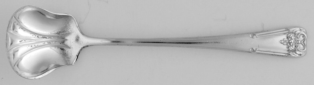 WOX4 (Sterling) Master Salt Spoon by Wolfenden Silver Co-1