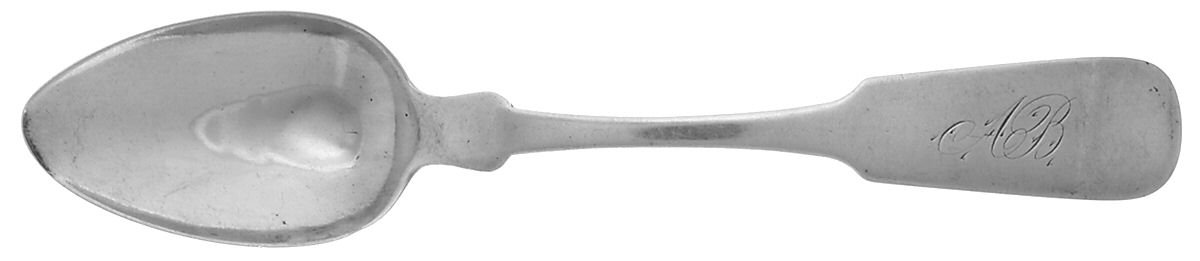 Coin Silver Flatware Tablespoon (Serving Spoon) by William Gale & Son-1