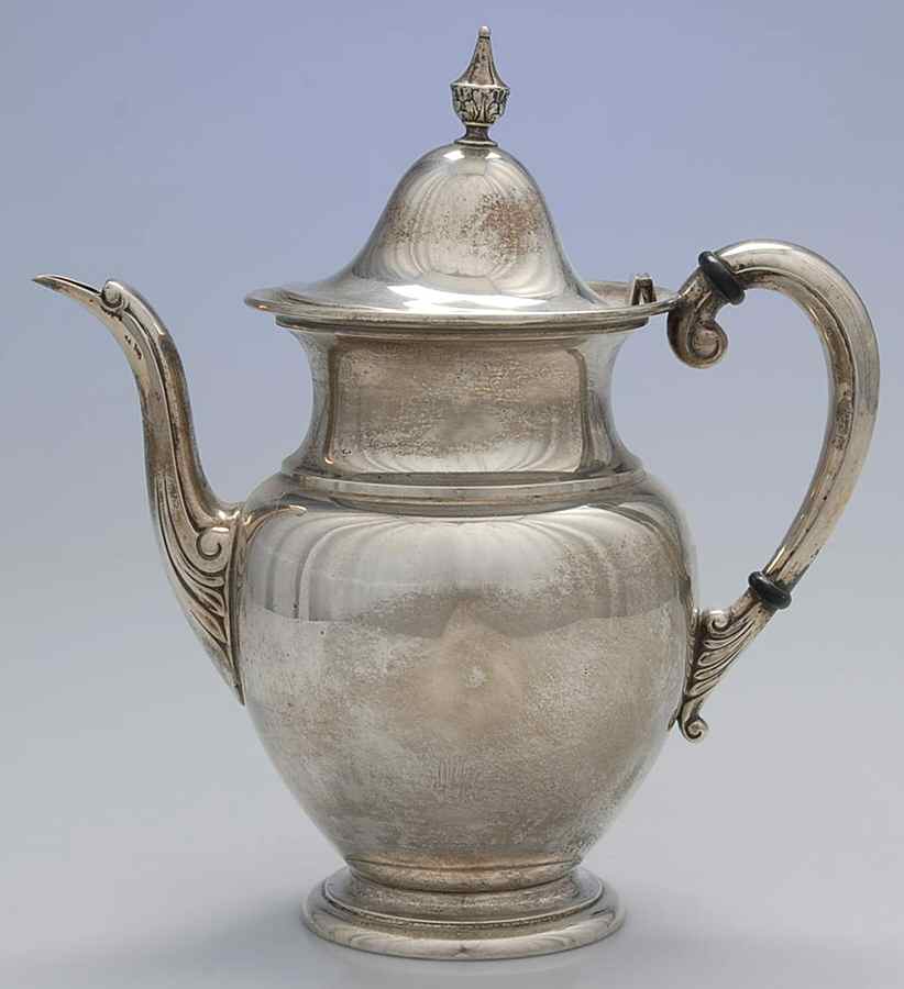 Kingston (Sterling, Hollowware) Coffee Pot by Wallace Silver-1