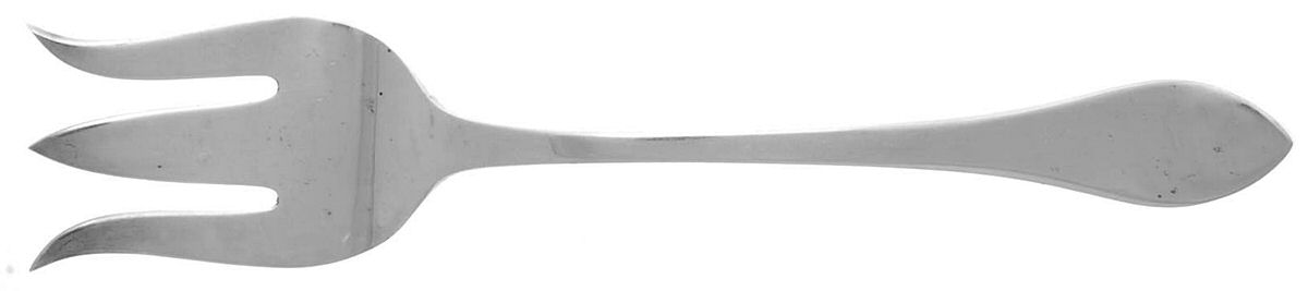 WSB2 (Silverplate) Solid Salad Serving Fork by W & S Blackington Co-1