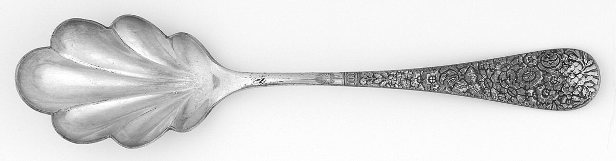 WAS203 (Silverplate) Sugar Shell Spoon by Wallace Silver-1