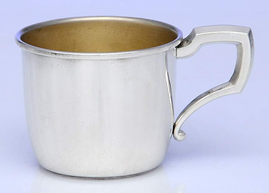 509 (Sterling, Hollowware) Baby Cup by Web Silver-1