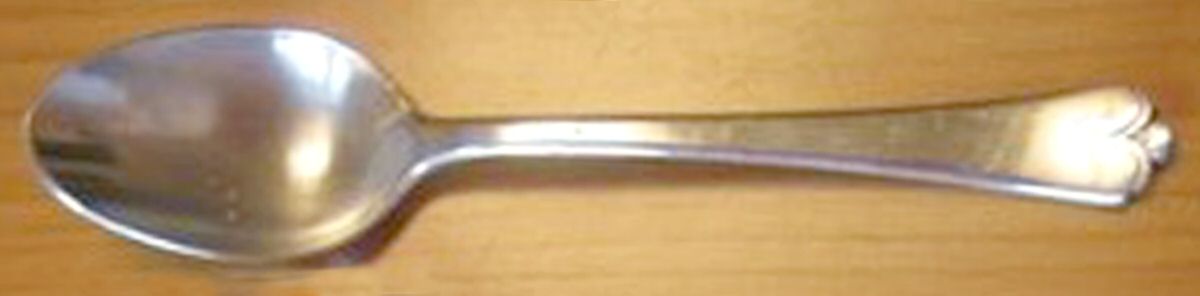 Lotus3 (Silverplate) Place/Oval Soup Spoon by Wallace Silver-1
