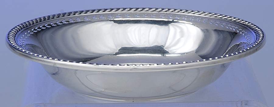 A11 (Sterling, Hollowware) 5" Pierced Bon Bon Bowl by Watson-1