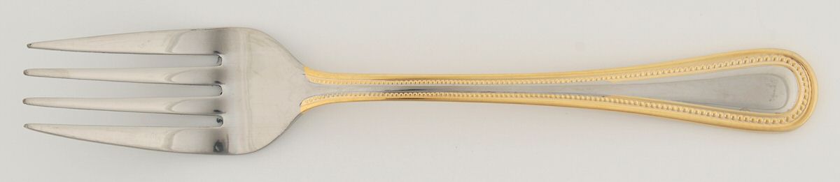 Regal Pearl (Stainless, Gold Accent) Individual Salad Fork by Wallace Silver-1