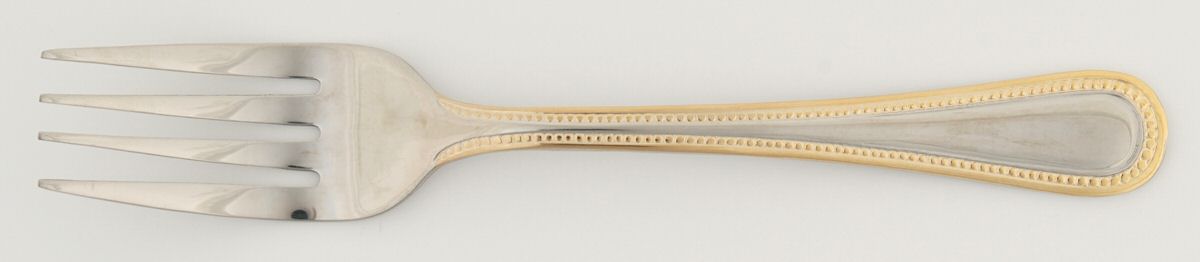 Regal Pearl (Stainless, Gold Accent) Individual Salad Fork by Wallace Silver-1