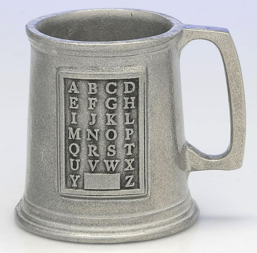 Alphabet(Armetale, Hollowware) Mug by Wilton Armetale-1