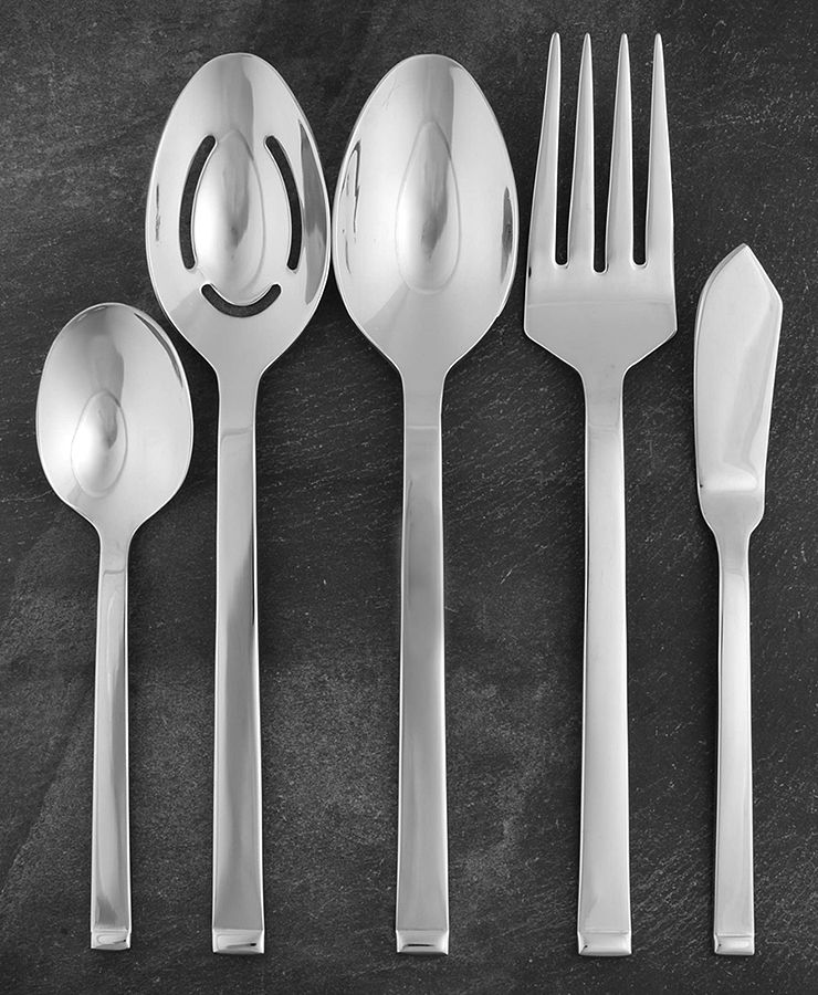 Arden (Stainless) 5 Piece Hostess Set by Wedgwood Silver-1