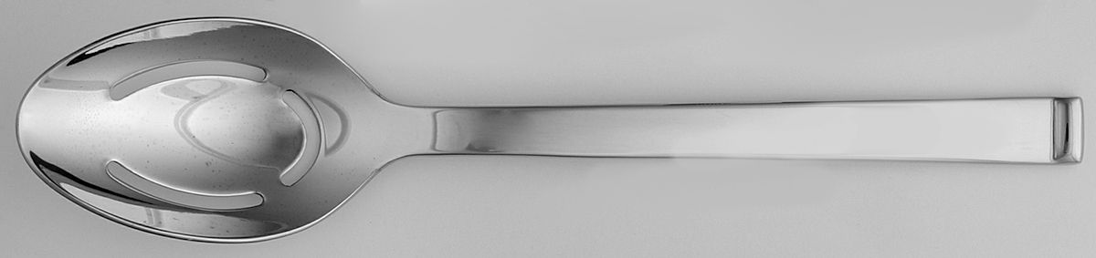 Arden (Stainless) Pierced Tablespoon (Serving Spoon) by Wedgwood Silver-1