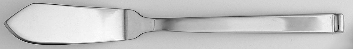 Arden (Stainless) Flat Handle Master Butter Knife by Wedgwood Silver-1