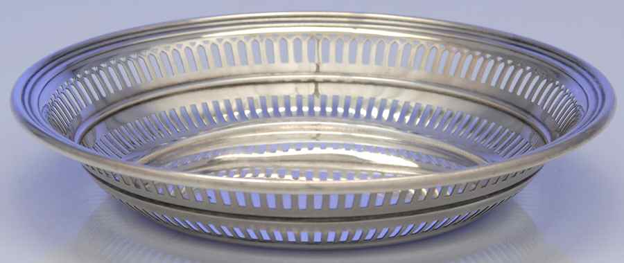 1781-3 (Sterling, Hollowware) 5" Pierced Bon Bon Bowl by Wallace Silver-1