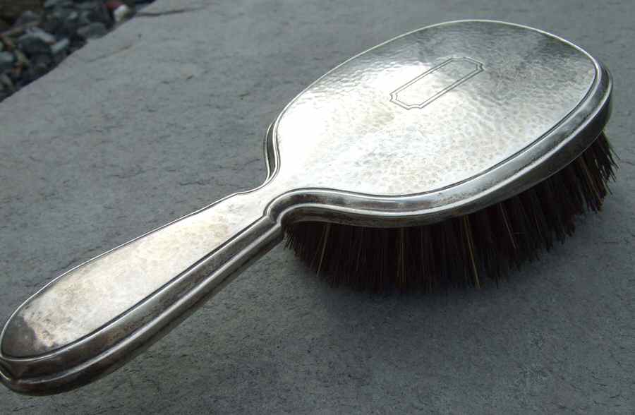 60 (Sterling, Hollowware) Hair Brush by Wm B Kerr-1