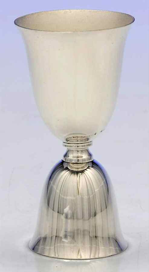 6 (Sterling, Hollowware) Double Jigger No Handle by Wallace Silver-1