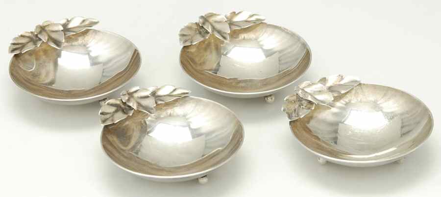 108 (Sterling, Hollowware) Open Salt Master - Set of 4 by Wheelock-1