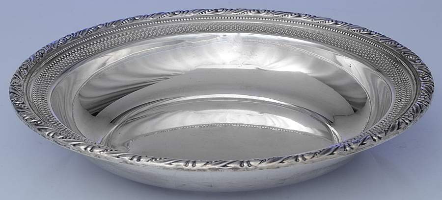 5608 (Sterling, Hollowware) 9" Pierced Round Vegetable Bowl by Webster Co-1