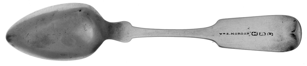 Coin Silver Flatware Teaspoon by William S. Morgan-2