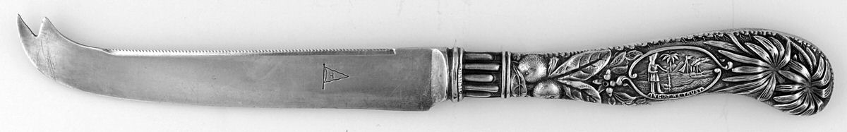 WTS57 (Sterling) Hollow Handle Serving Cheese Pick by Watson-1