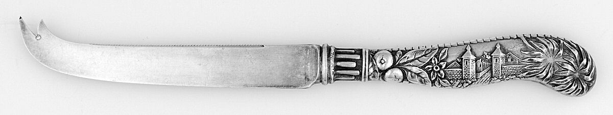 WTS57 (Sterling) Hollow Handle Serving Cheese Pick by Watson-1