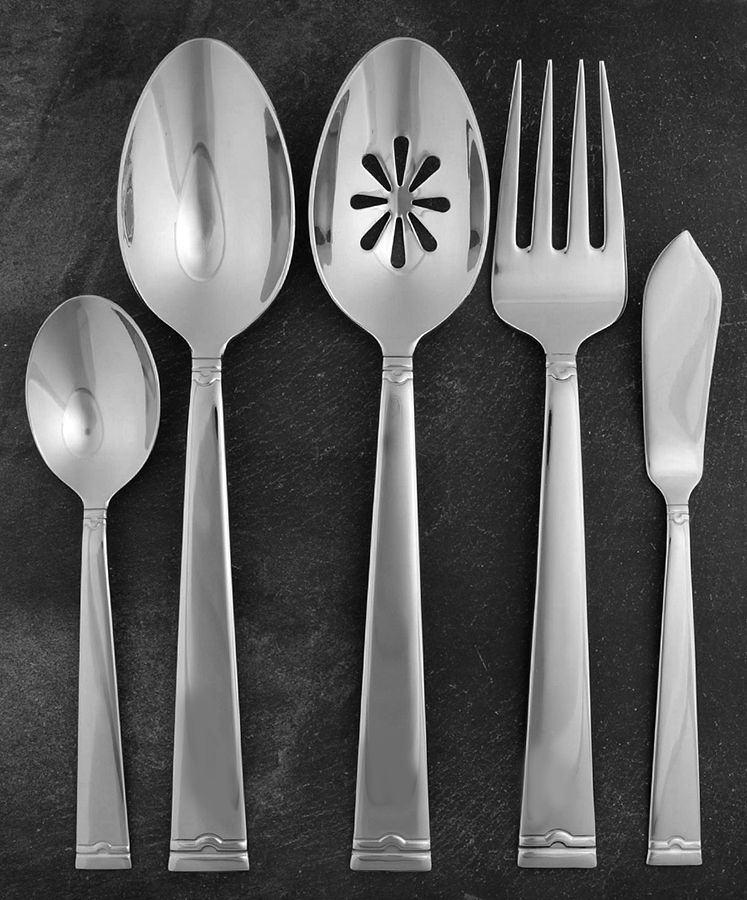 Serenity (Stainless) 5 Piece Hostess Set by Wallace Silver-1