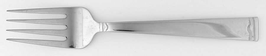 Serenity (Stainless) Medium Solid Cold Meat Serving Fork by Wallace Silver-1