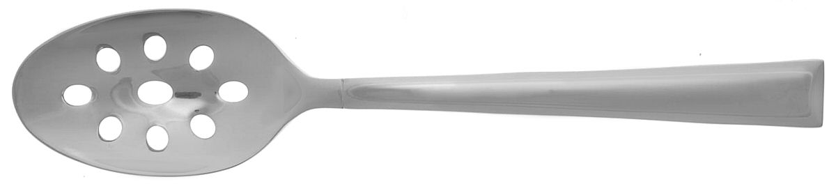 Althea (Stainless) Pierced Tablespoon (Serving Spoon) by Wedgwood Silver-1