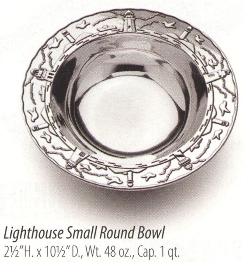 Lighthouse (Armetale, Hollowware) Round Vegetable Bowl by Wilton Armetale-1