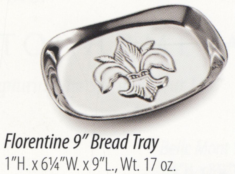 Florentine (Armetale, Hollowware) 9" Bread Tray by Wilton Armetale-1