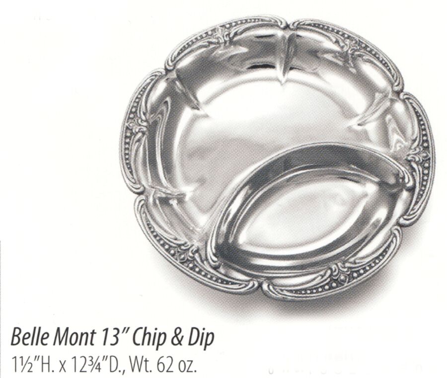 Belle Mont(Armetale, Hollowware) 1 Piece Chip and Dip Set by Wilton Armetale-1
