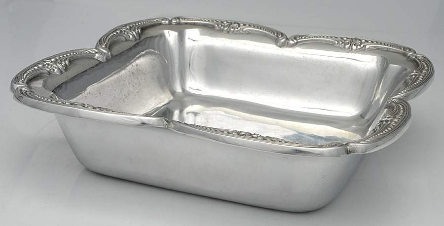 Belle Mont(Armetale, Hollowware) 11" Square Bowl by Wilton Armetale-1