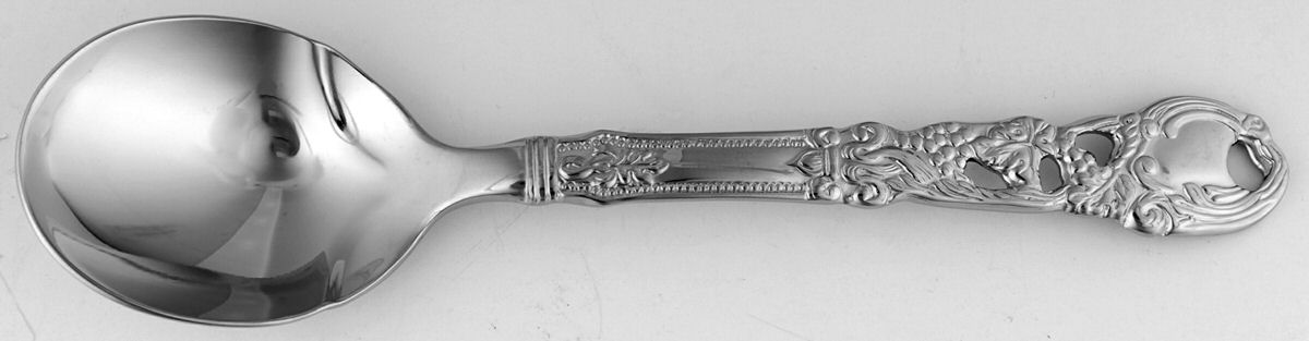 Grapevine (Stainless) Sugar Spoon by Wallace Silver-1