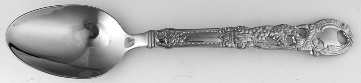Grapevine (Stainless) Place/Oval Soup Spoon by Wallace Silver-1
