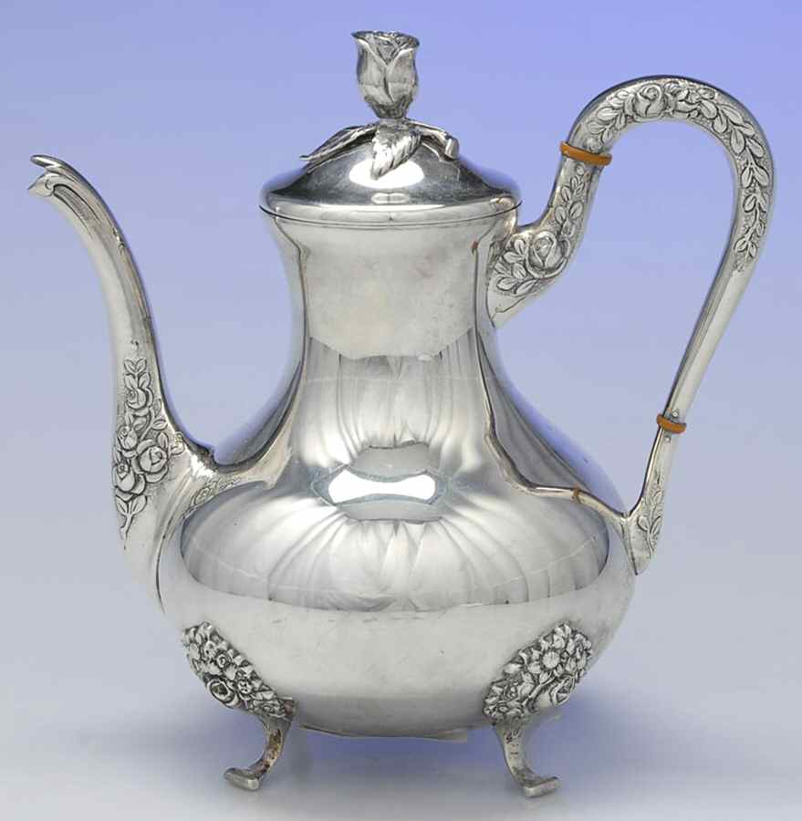 WUL1 (Sterling, Hollowware) Teapot by Wilheim Ludwig-1