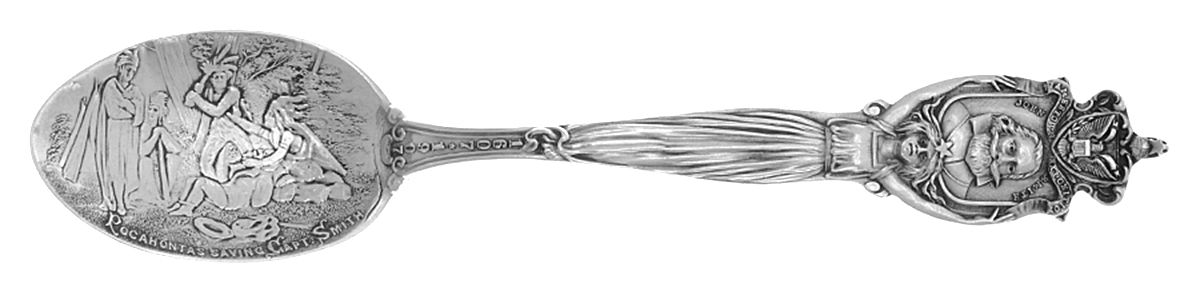 States & Cities Souvenir Spoons(Sterling) New York Five O'Clock Spoon by Watson-1