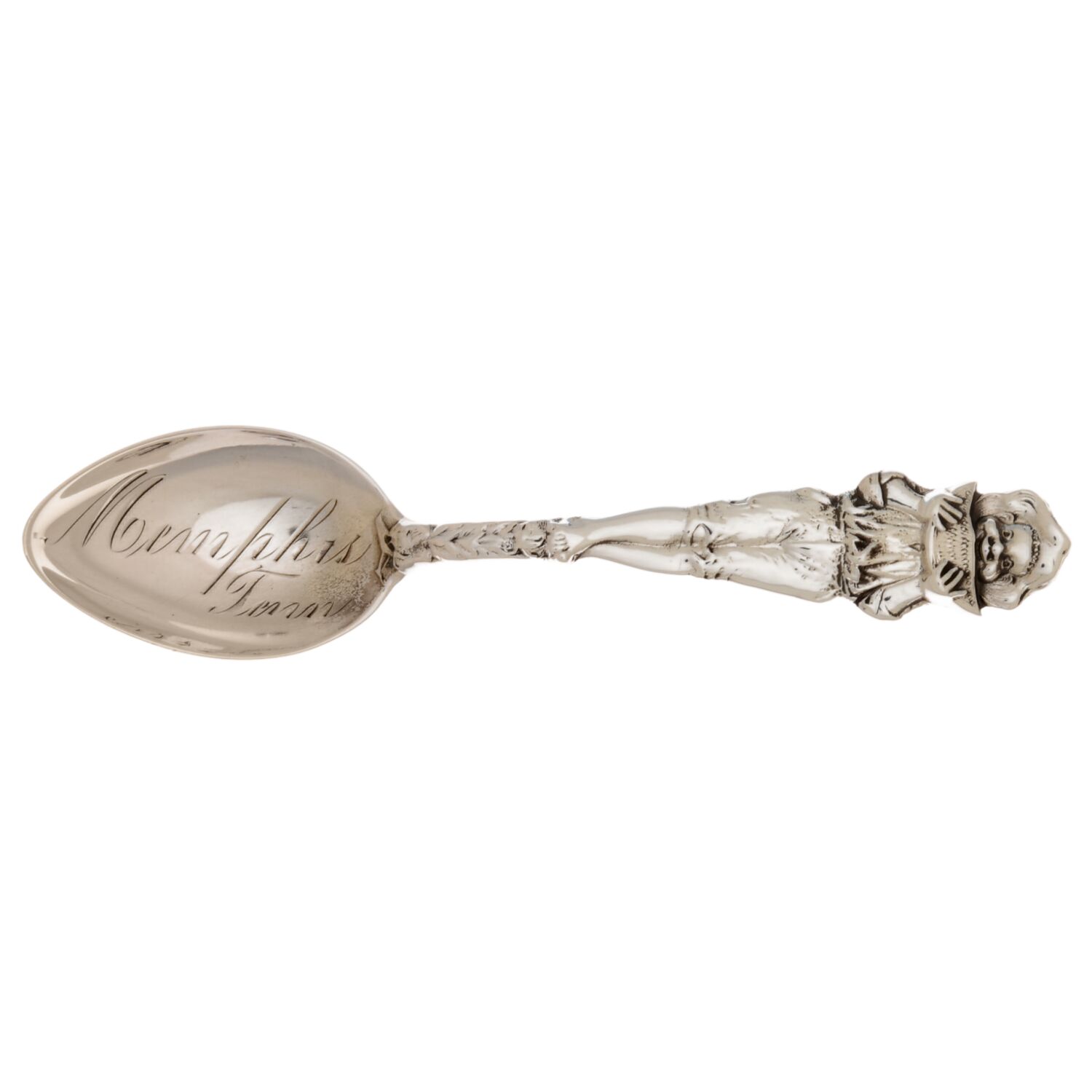 States & Cities Souvenir Spoons(Sterling) Tennessee Demitasse Spoon by Watson-1