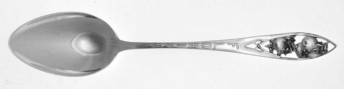 States & Cities Souvenir Spoons(Sterling) Florida Teaspoon by Watson-1