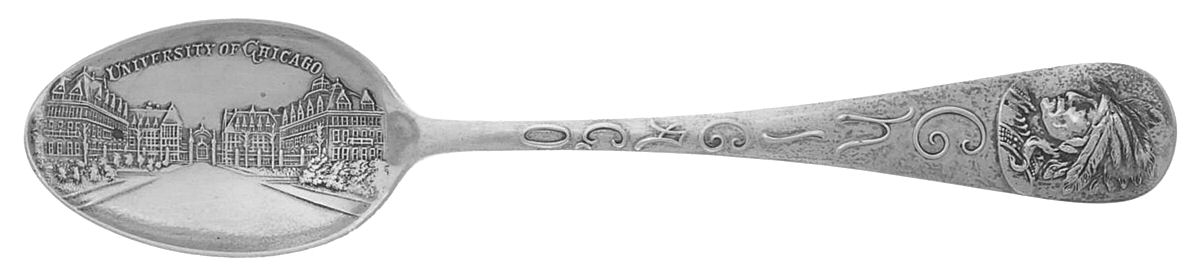 States & Cities Souvenir Spoons(Sterling) Illinois Teaspoon by Watson-1