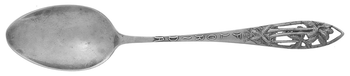 States & Cities Souvenir Spoons(Sterling) Florida Teaspoon by Watson-1
