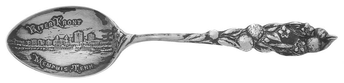 States & Cities Souvenir Spoons(Sterling) Tennessee Demitasse Spoon by Watson-1