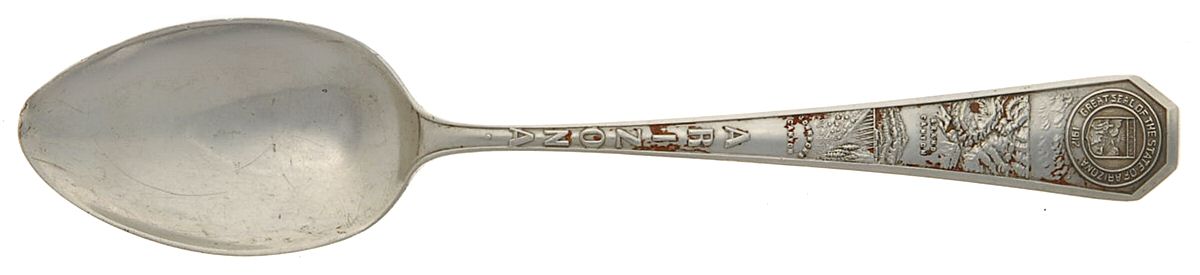 States & Cities Souvenir Spoons(Sterling) Arizona Teaspoon by Watson-1