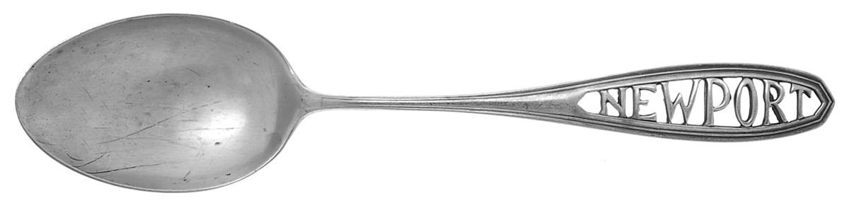 States & Cities Souvenir Spoons(Sterling) Rhode Island Teaspoon by Watson-1