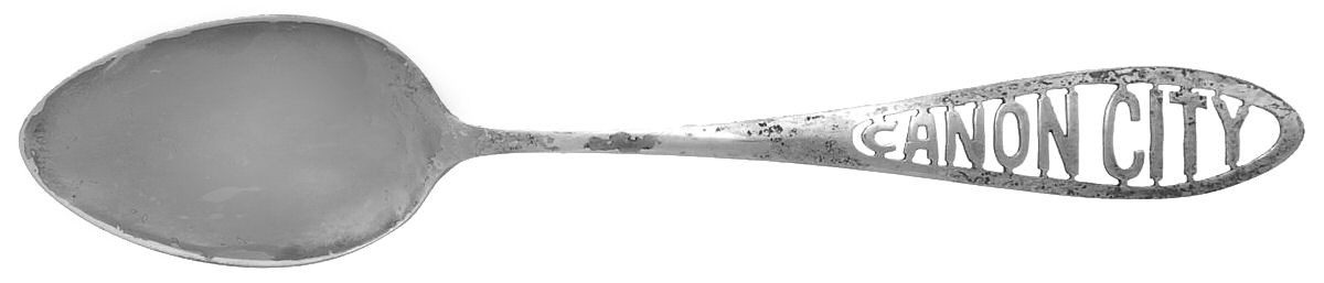 States & Cities Souvenir Spoons(Sterling) Colorado Five O'Clock Spoon by Watson-1