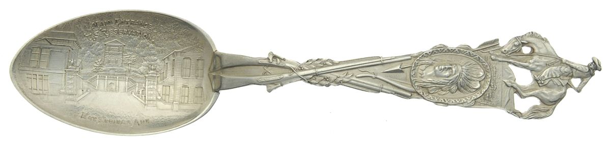 States & Cities Souvenir Spoons(Sterling) Alaska Teaspoon by Watson-1